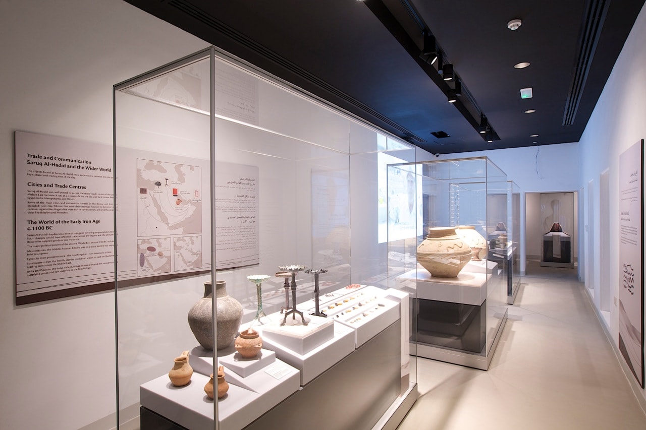 FRANK museum display cases Dubai